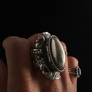 Elegant Silver Statement Ring